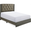 ClickDecor Kenton Platform Bed Queen Size Gray