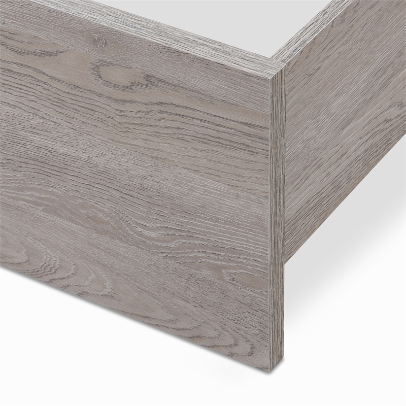 ClickDecor Kenton Platform King Bed in Light Gray