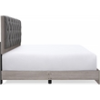 ClickDecor Kenton Platform King Bed in Light Gray
