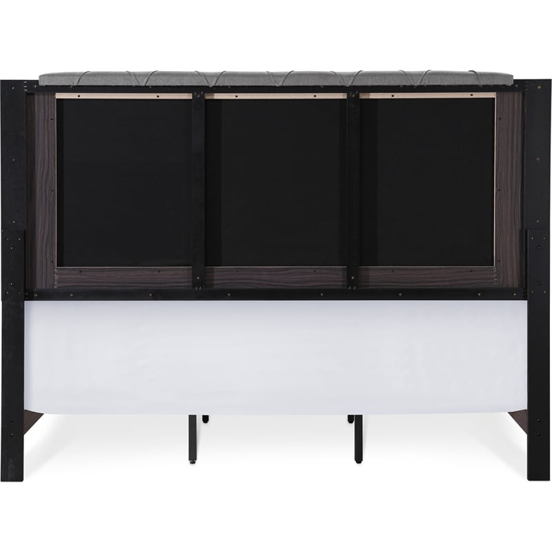 ClickDecor Kenton Platform King Bed in Light Gray