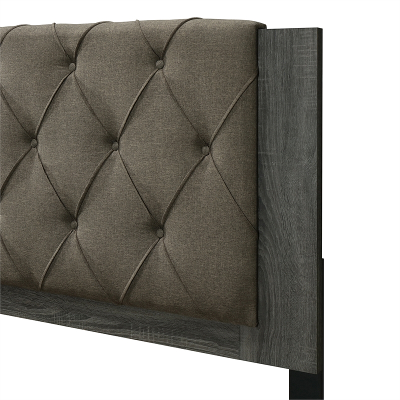 ClickDecor Kenton Platform Bed King Size Gray