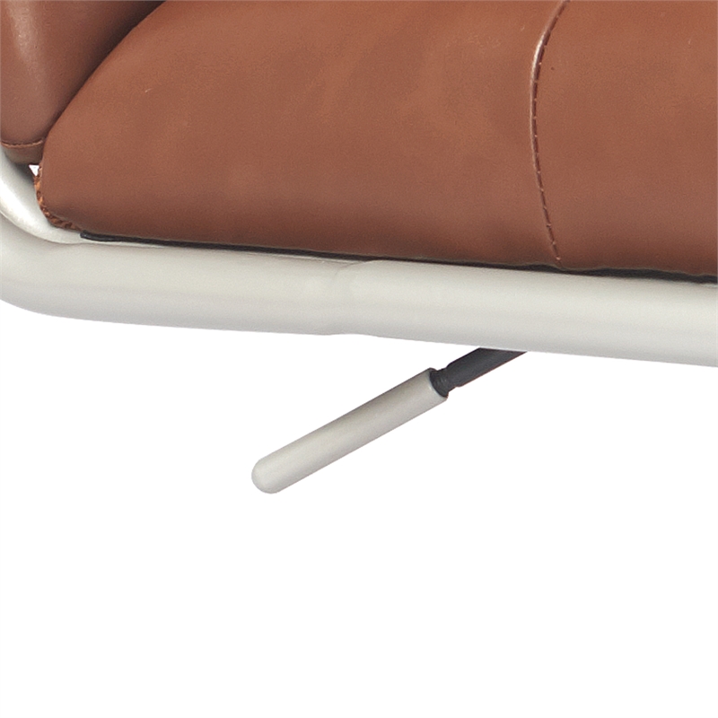 Finch Franklin Modern Leather Desk Chair Brown