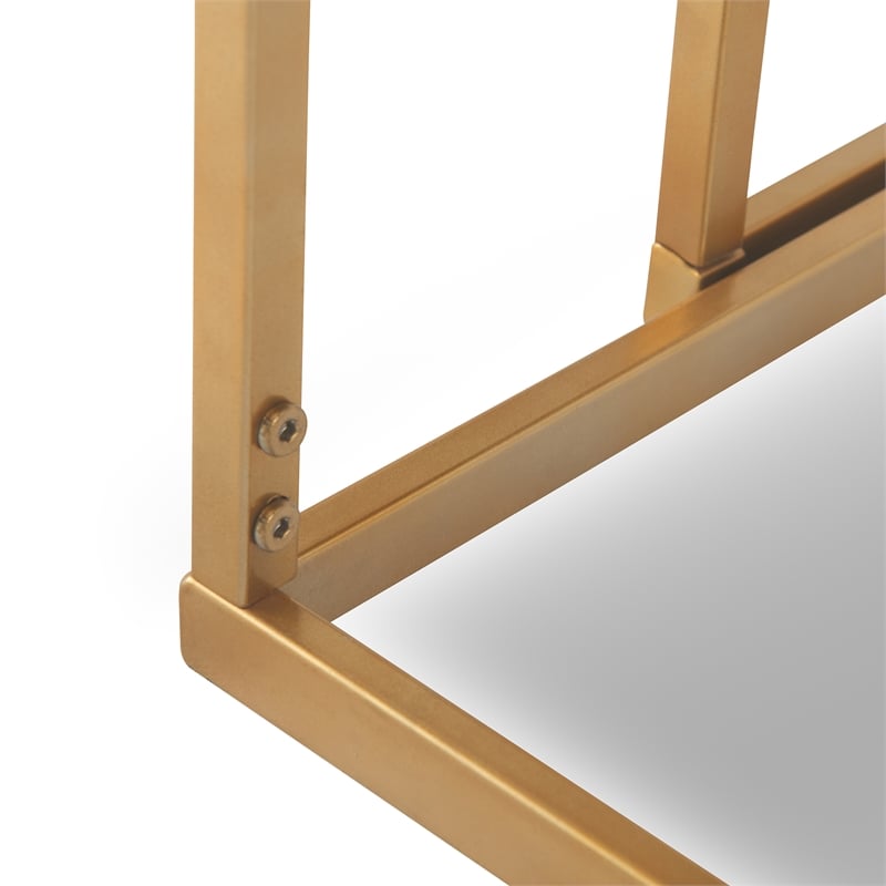 Finch Friedman Nesting Accent Tables Set of 2 Gold