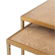 Finch Friedman Nesting Accent Tables Set of 2 Gold