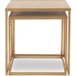 Finch Friedman Nesting Accent Tables Set of 2 Gold