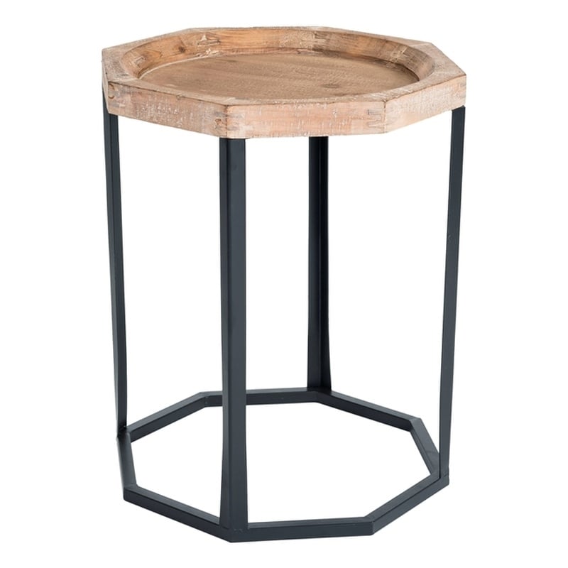 Finch Grayson Wooden Side Table Light Beige