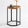 Finch Grayson Wooden Side Table Light Beige