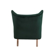 Finch Wyatt Wingback Fabric Upholstered Chair in Emerald Green