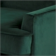 Finch Wyatt Wingback Fabric Upholstered Chair in Emerald Green