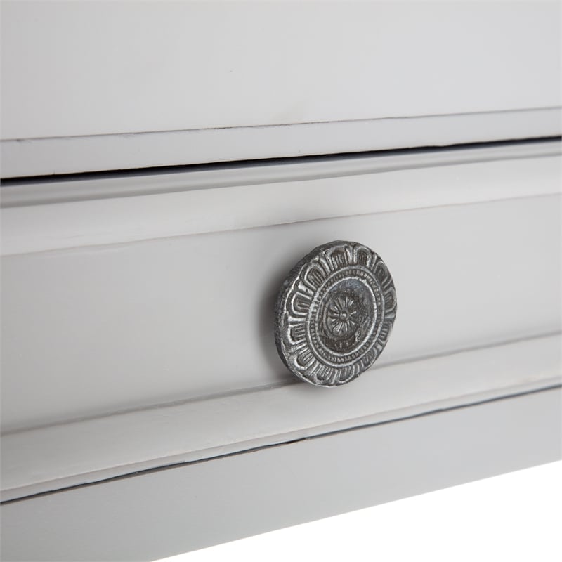 Finch Ashby Bedside Table with Drawer Gray