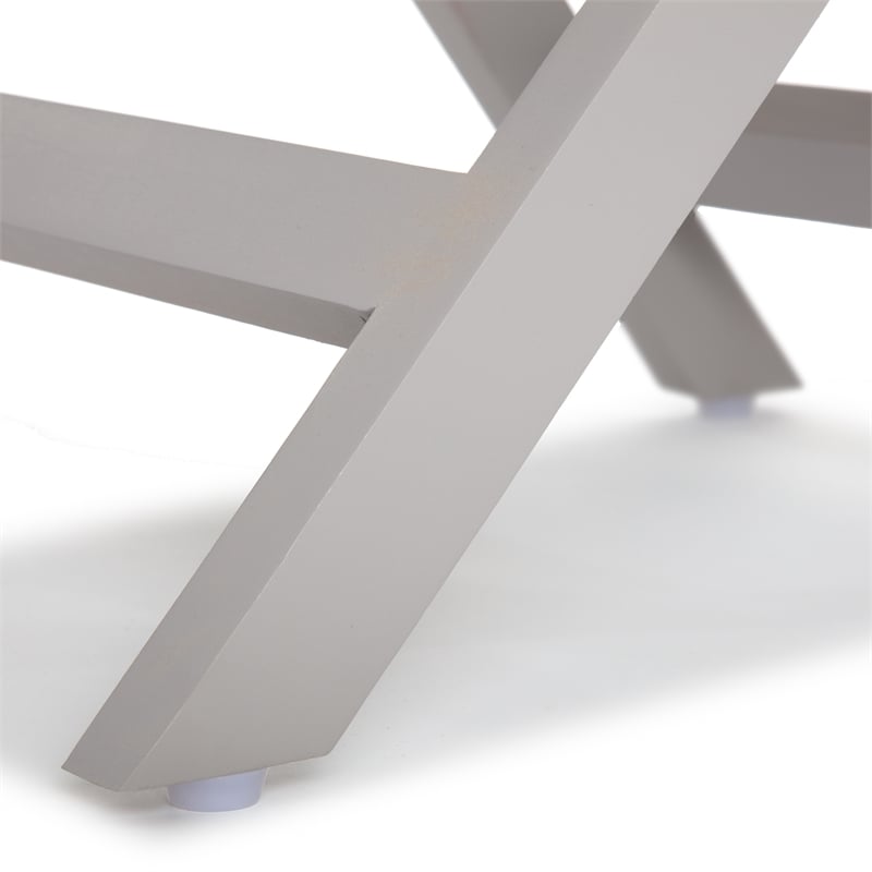 Finch Ashby Bedside Table with Drawer Gray