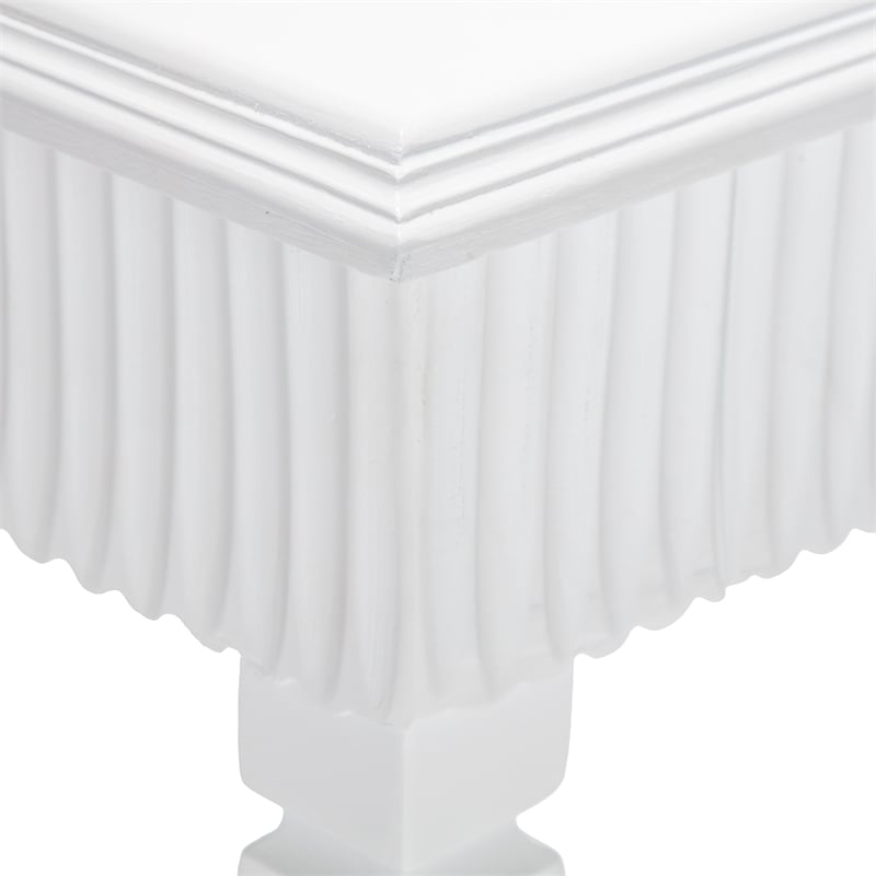 Finch Atwood Side Table with Drawer White