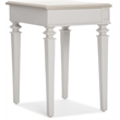 Finch Benson End Table Nightstand with Drawers Light Gray