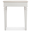 Finch Benson End Table Nightstand with Drawers Light Gray