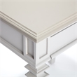 Finch Benson End Table Nightstand with Drawers Light Gray
