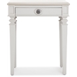 Finch Benson End Table Nightstand with Drawers Light Gray