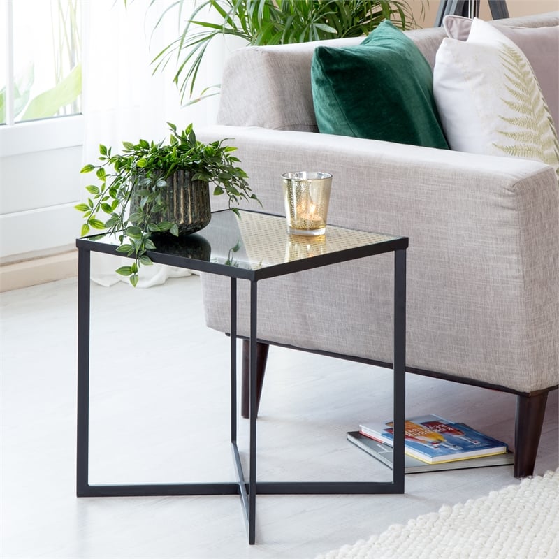 Finch Ludlow Metal Side Table Black