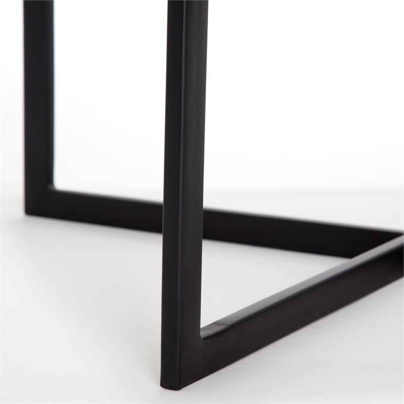 Finch Ludlow Metal Side Table Black