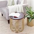 Finch Maxwell Metal Side Table Gold
