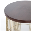 Finch Maxwell Metal Side Table Gold