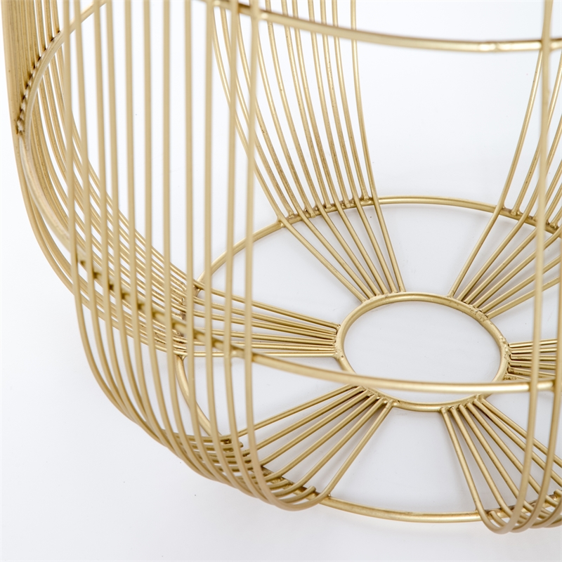 Finch Maxwell Metal Side Table Gold