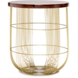 Finch Maxwell Metal Side Table Gold