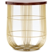 Finch Maxwell Metal Side Table Gold