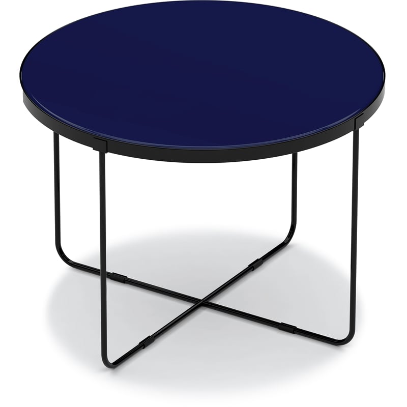 Finch Thomas Round Coffee Table Blue