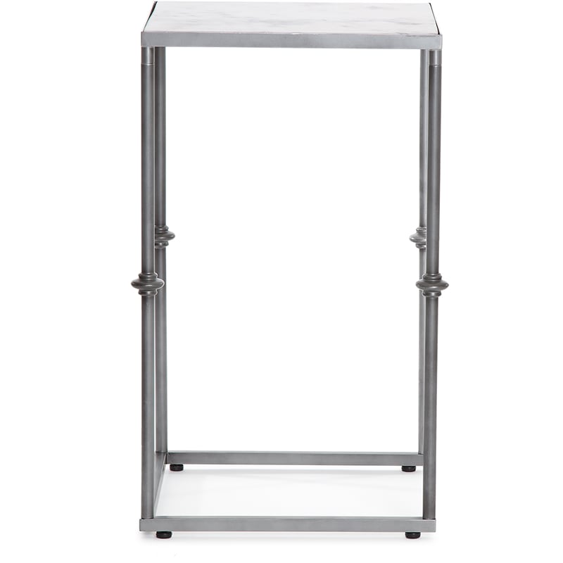 Finch Berlin Solid Marble Side Table White