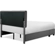 Finch Maxwell Storage Bed with Adjustable Height Headboard King Size Dark Gray