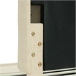 Finch Maxwell Storage Bed with Adjustable Height Headboard Queen Size Beige