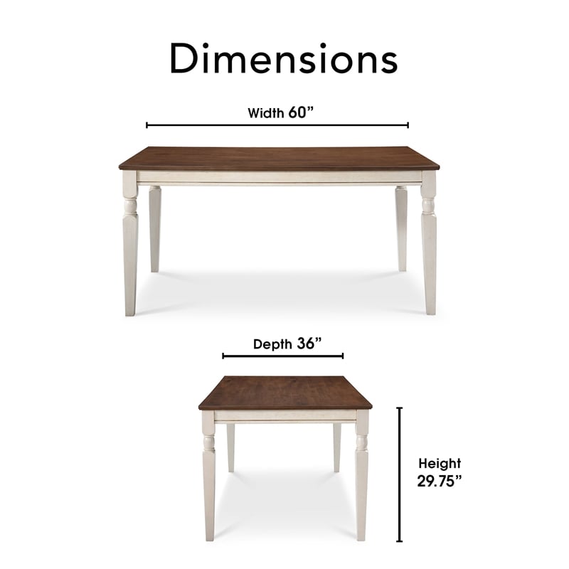 Finch Provence Dining Table White