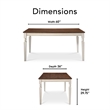 Finch Provence Dining Table White