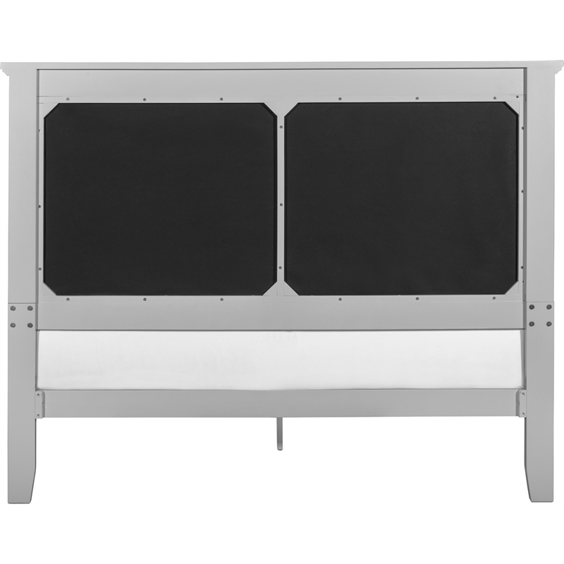 Finch Westport Solid Wood Platform Bed Frame Queen Size in Gray
