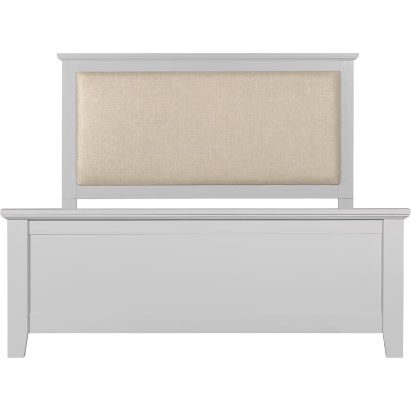 Finch Westport Solid Wood Platform Bed Frame Queen Size in Gray