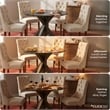 Finch Alfred Round Dining Table Rustic Brown