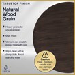 Finch Alfred Round Dining Table Rustic Dark Brown