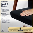 Finch Neo One Ergonomic Mid Back Office Chair in Soft Velvet Upholstery Black