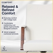 Finch Neo One Ergonomic Mid Back Office Chair in Soft Velvet Upholstery Cream