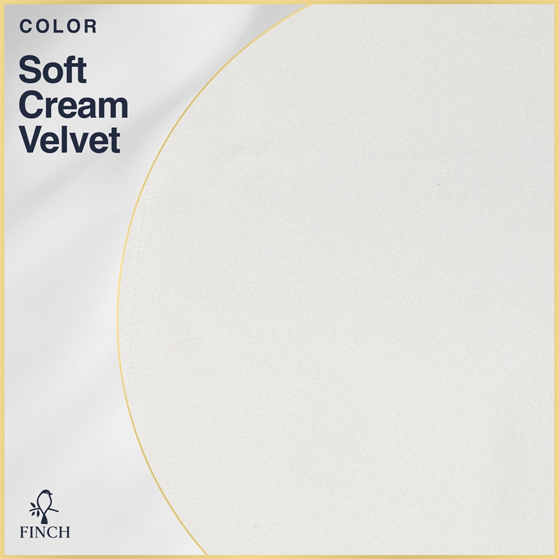 Finch Neo One Ergonomic Mid Back Office Chair in Soft Velvet Upholstery Cream