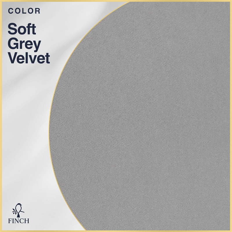 Finch Neo One Ergonomic Mid Back Office Chair in Soft Velvet Upholstery Gray