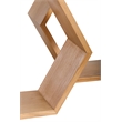 Universal Expert Abacus Hexagon Shelves Set of 3 Modern Oak
