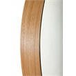 Universal Expert Remus Round Mirror Modern Oak