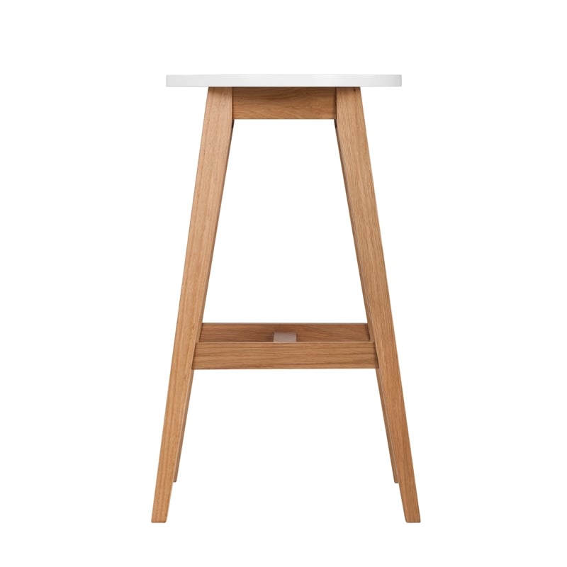 Universal Expert Abacus Barstool Modern Oak and White