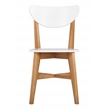 Universal Expert Abacus Chair Modern Oak and White