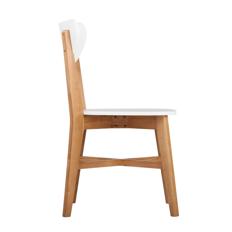Universal Expert Abacus Chair Modern Oak and White