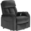 ClickDecor Samson Power Lift Recliner Chair Dark Gray