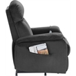 ClickDecor Samson Power Lift Recliner Chair Dark Gray