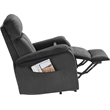 ClickDecor Samson Power Lift Recliner Chair Dark Gray