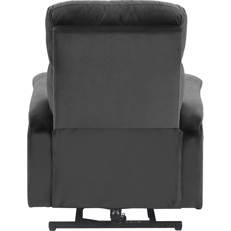 ClickDecor Samson Power Lift Recliner Chair Dark Gray